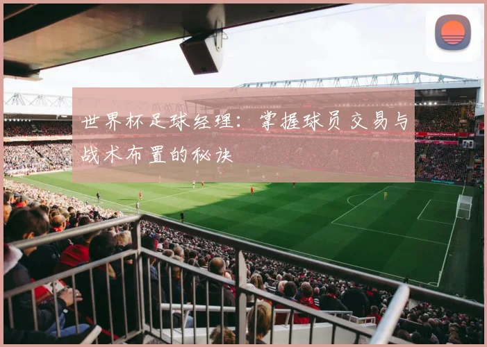 世界杯足球经理:掌握球员交易与战术布置的秘诀